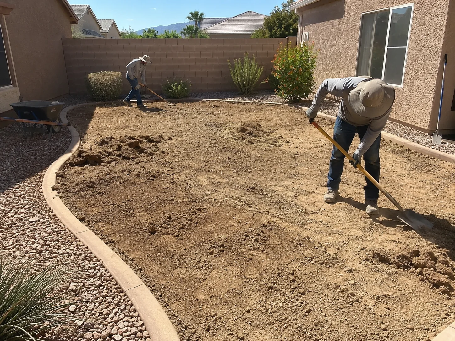 Artificial turf installation detail