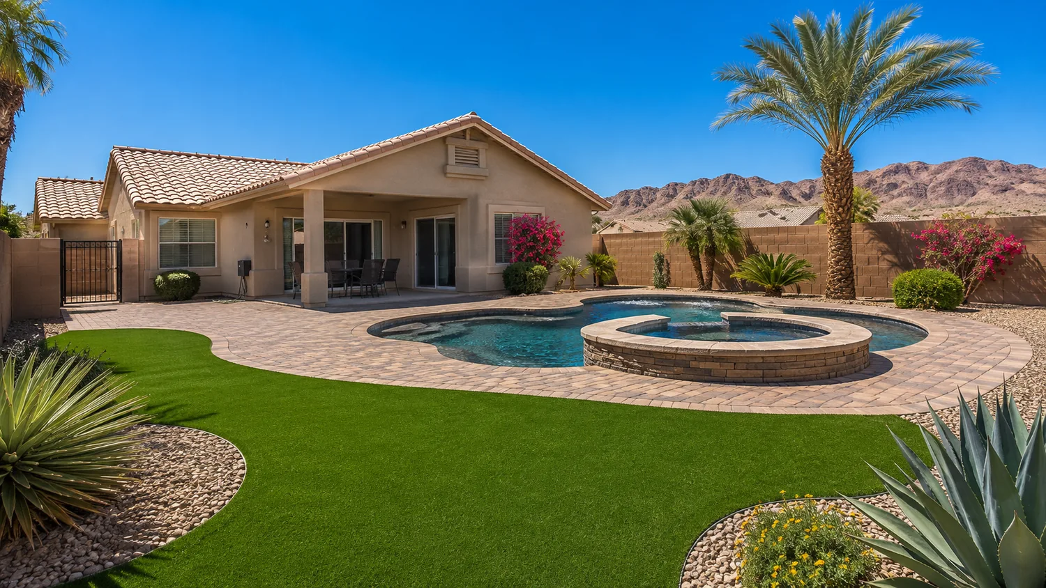 Artificial turf around pool Surprise AZ