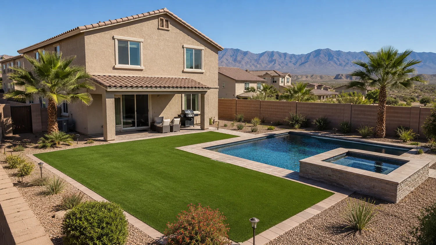 Turf Around Pools in Surprise AZ