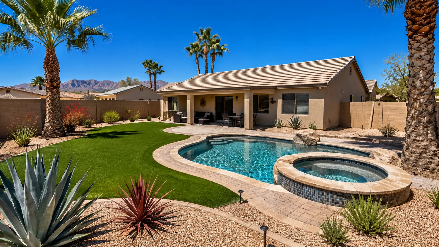 Artificial turf around pool Surprise AZ