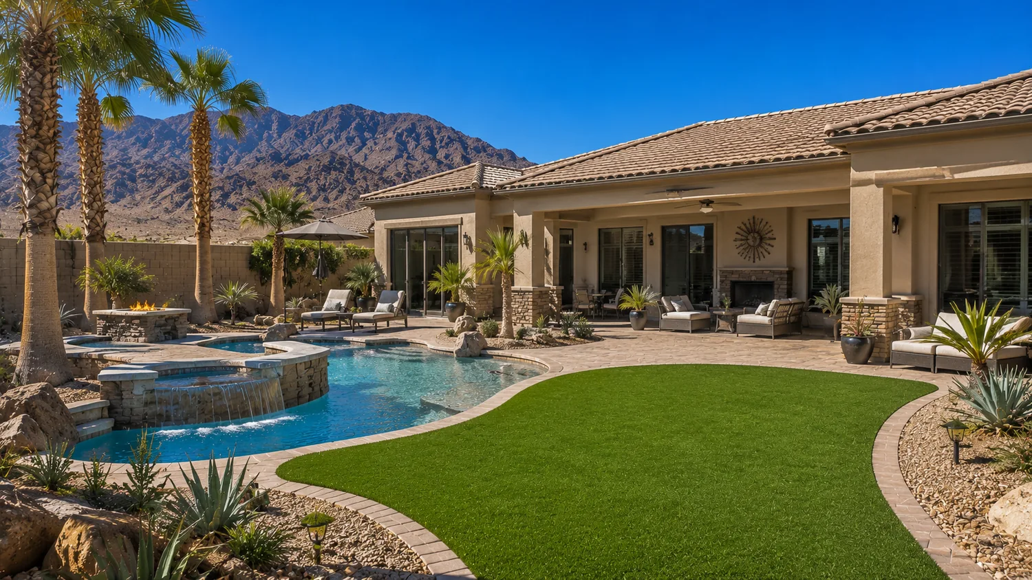 Artificial turf around pool Surprise AZ