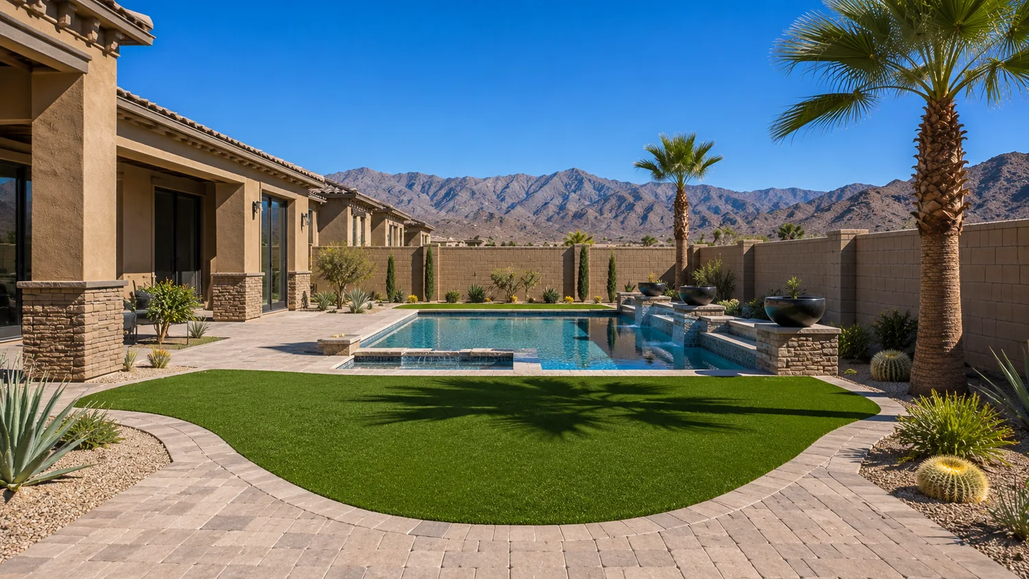 Artificial turf around pool Surprise AZ