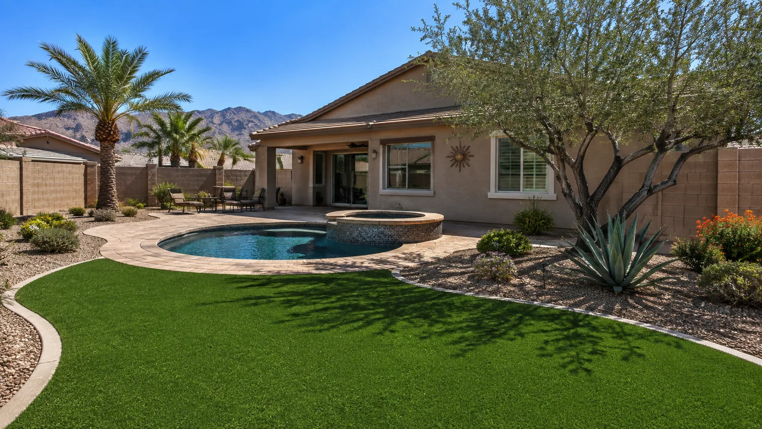 Artificial turf around pool Surprise AZ