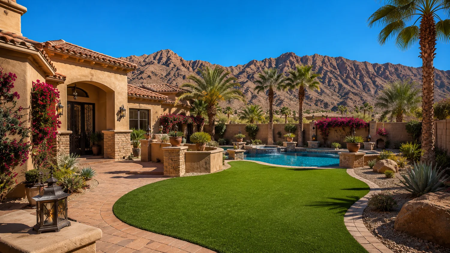 Artificial turf around pool Surprise AZ
