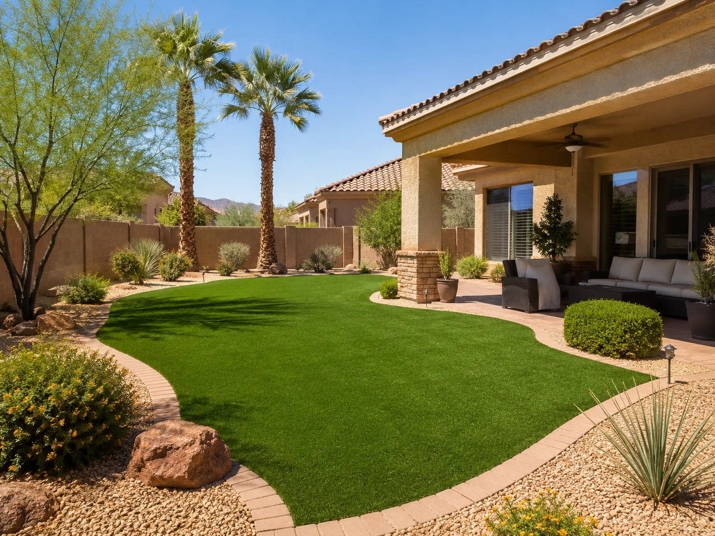 Artificial grass lawn Surprise AZ