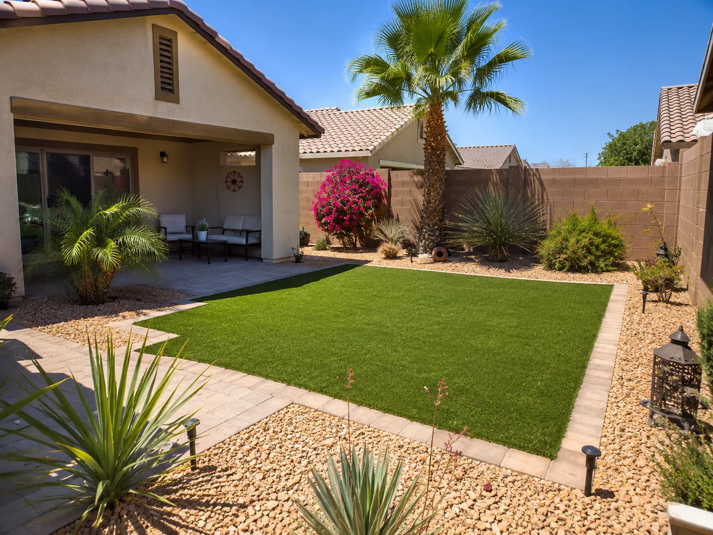 Patio artificial turf Surprise AZ