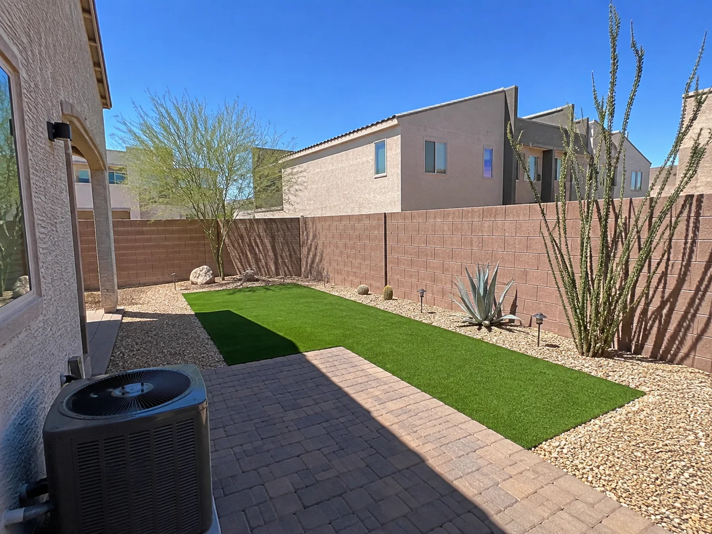 Patio artificial turf Surprise AZ